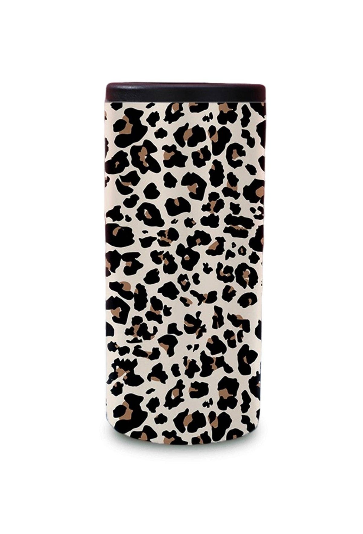 Leopard Print Can Cooler