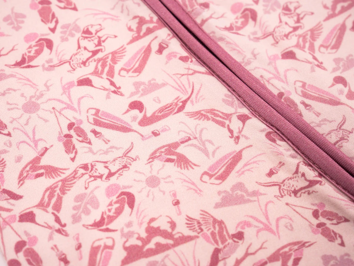 Bamboo Baby Sleeper - The Duck Club Pink