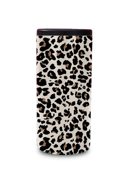 Leopard Print Can Cooler