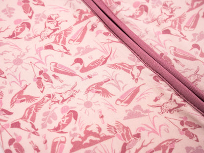 Bamboo Baby Sleeper - The Duck Club Pink